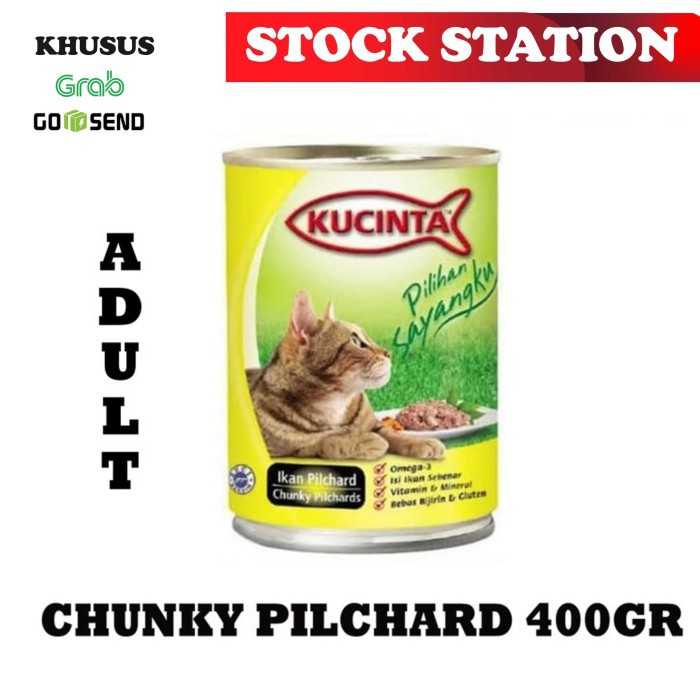 KUCINTA Chunky Pilchards 400gr(GRAB/GOSEND)