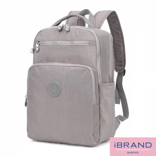 Imb   rand Tas Ransel Bahan Nilon Anti Air Warna Polos Dengan