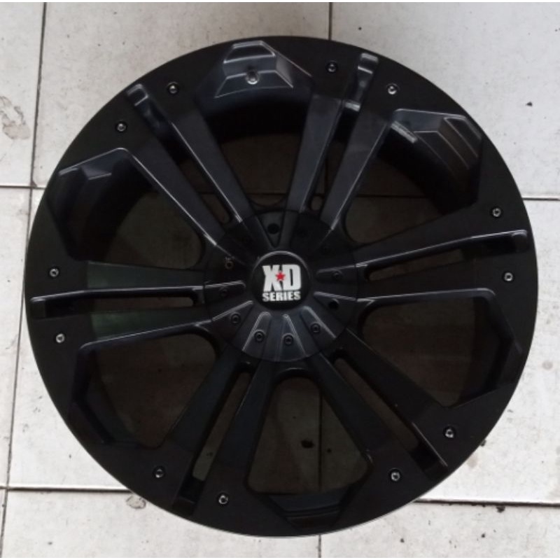 Velg Mobil Bekas XD series Ring 20x9 Baut 6x139,7 ET15 Buat Fortuner Pajero Hilux Triton Ford Everes