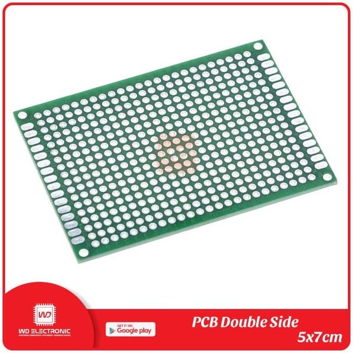PCB DOUBLE SIDE 5x7cm PCB MATRIX 5x7 PCB LUBANG 5x7 PROTOBOARD easywa53 Ayo Beli