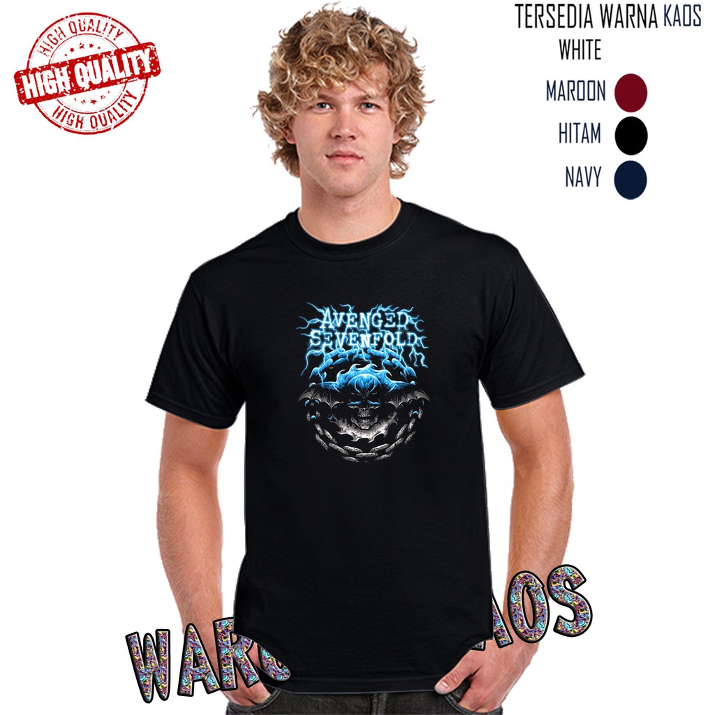 Baju Kaos t shirt AVENGED SEVENFOLD A7X keren pria wanita DISTRO KAOS PRIA KEREN