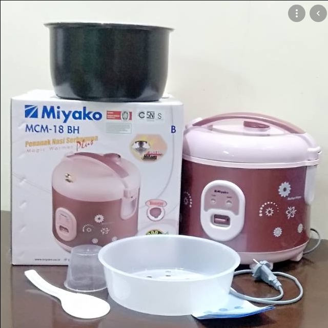 PROMO MAGIC COM MIYAKO MCM 18 BH TEFLON 1.8 LITER RICE COOKER