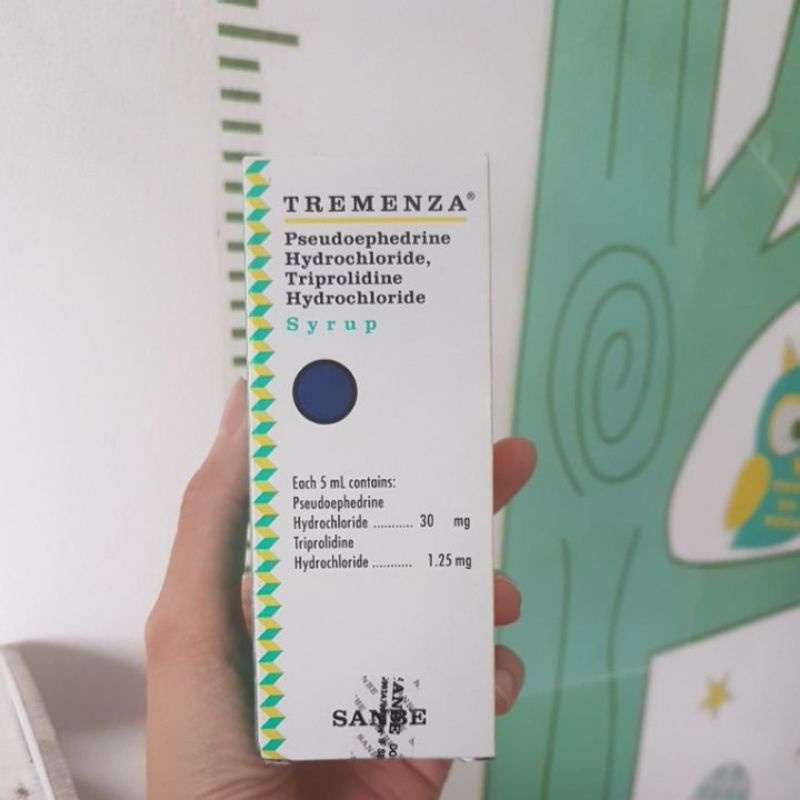 TREMENZA SIRUP 60 ml | obat pilek anak