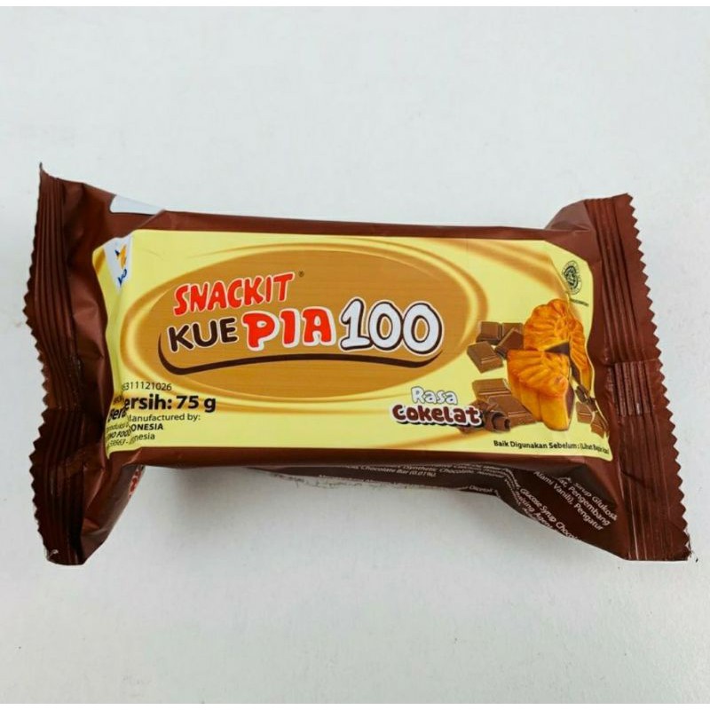 

Kino Snackit Kue Pia 100 Coklat 75 gr