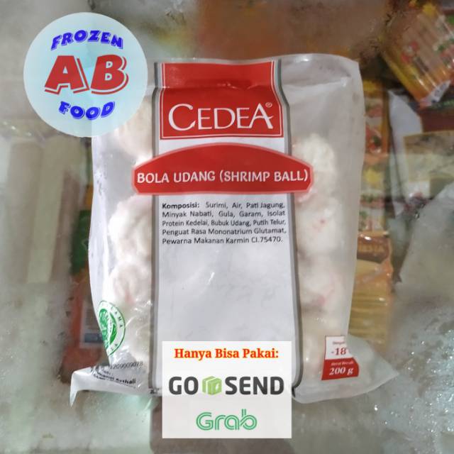 

Cedea Bola Udang 200 gram Shrimp Ball Bakso Ikan Rasa Udang Baso Udang 200gr