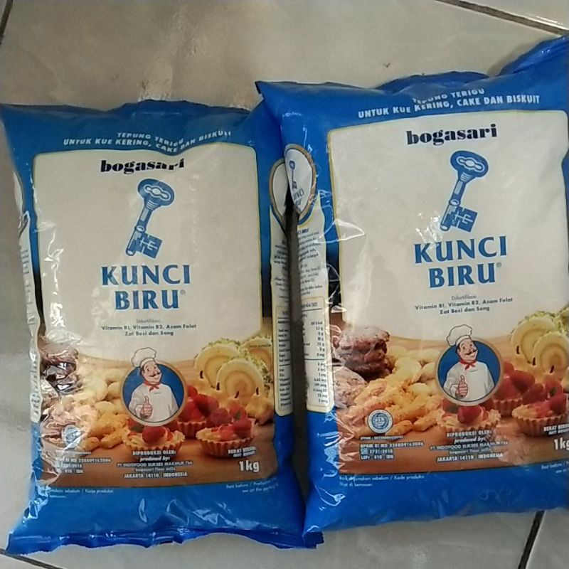 

Terigu Kunci Biru kemasan 1kg