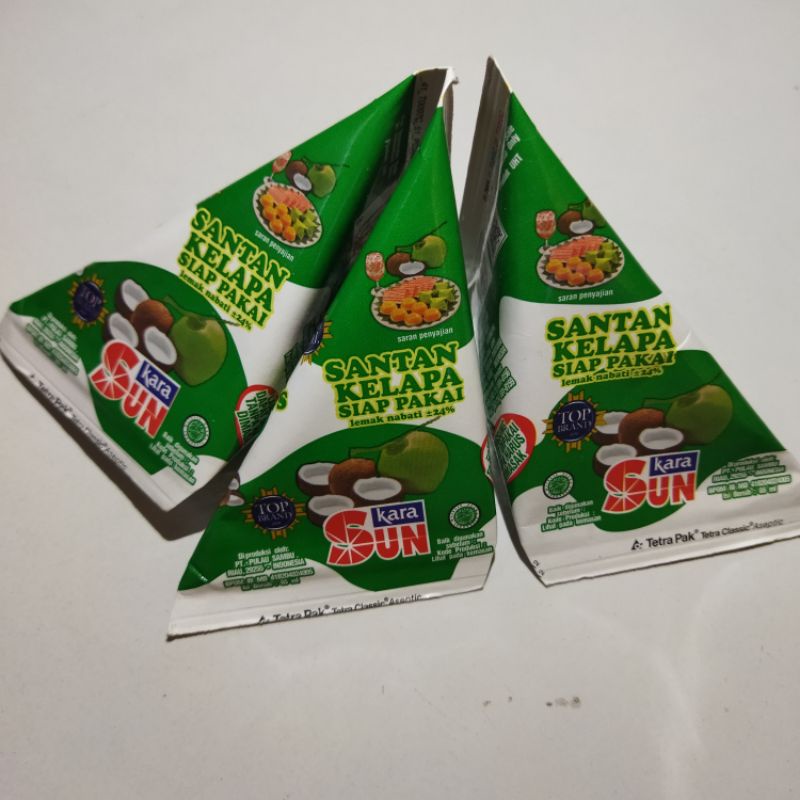 

3 X Santan Kara / Santan Kelapa Siap Pakai