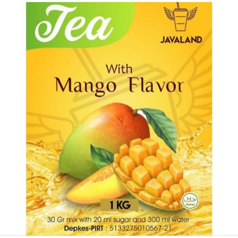 bubuk minuman MANGO tea flavor