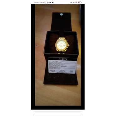 jam tangan kesehatan merk forsta momento gold  pria preloved
