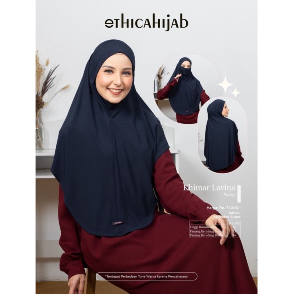 TERBARU ETHICA HIJAB BERGO | JILBAB BERGO SPANDEK SUPER TERBARU 2022 | ETHICA HIJAB KHIMAR LAVINA BE