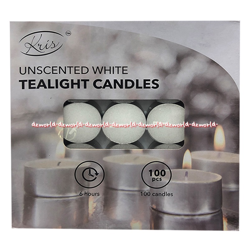 Kris Unscented White Tealight Candles Lilin Mangkok Warna Putih Candle Kandel Un Scented Arthome Tea Light Candle Art Home