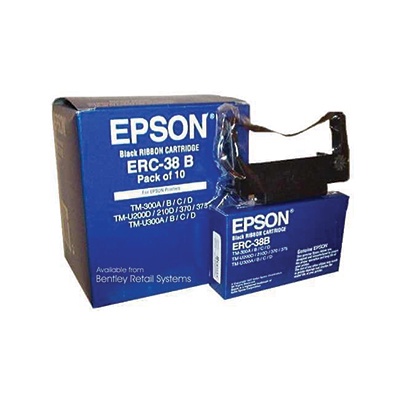 Catridge Pita Ribbon Epson ERC38 B Black Ori  Printer Kasir Epson TMU 220 ERC 38B Printer TMU220 ERC 38BR