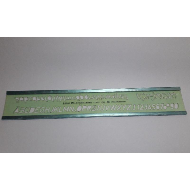 Penggaris Huruf/Mal  Huruf 8mm