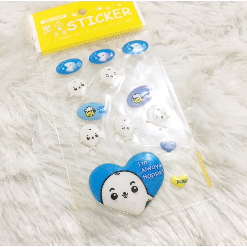 

Sticker Busa Sponge Art Scrapbook Diary Jurnal Stiker Korea