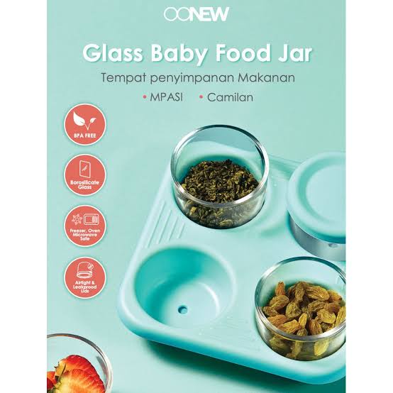 Oonew Glass BabyFood Jar