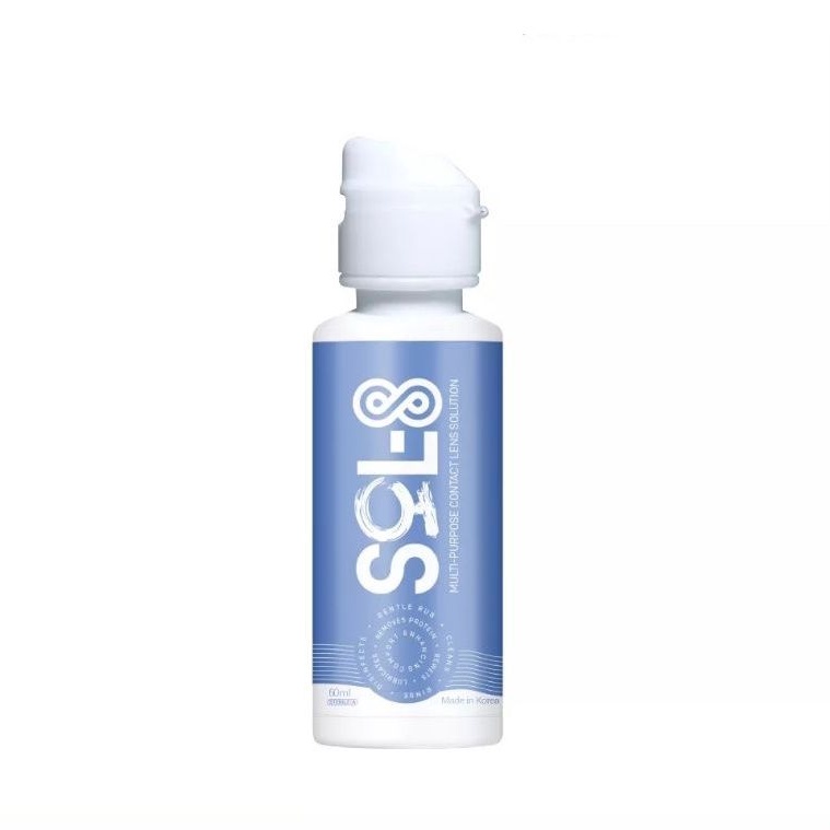 Cairan Softlens SOL-8 Multi-Purpose Contact Lens Solution 60ml / Air Softlens Sol-8 / Cairan X2 Sol8 60ml