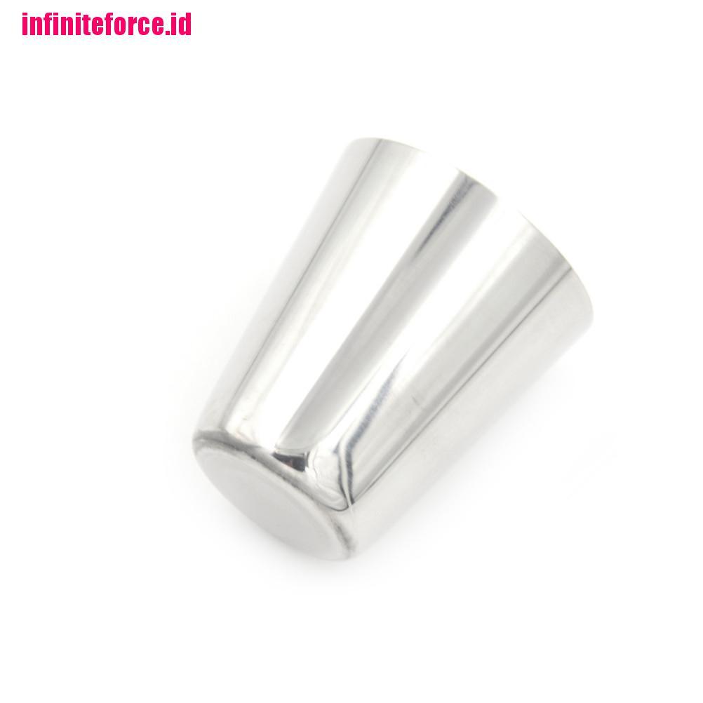 4pcs Gelas Shot Bahan Stainless Steel Untuk Camping / Travel