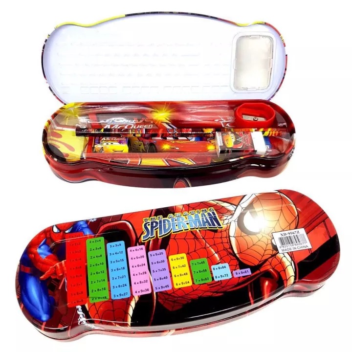 

Kotak Pensil Set XD-9567 Spiderman / Kotak Pensil Karakter / Kotak Pensil Set Spiderman