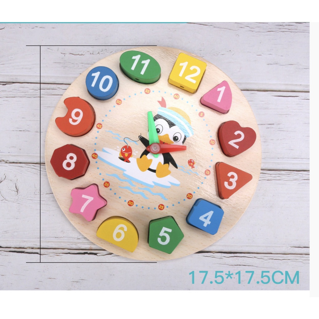 MOMMYCARE MAINAN EDUKASI ANAK BASIC SHAPE KAYU BALOK GEOMETRI PUZZLE 3D MONTESSORI SENSORY XYLOPHONE JAM ANGKA