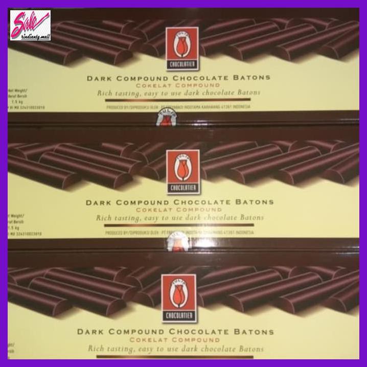 

SAKMACOKLAT- TULIP COKLAT STIK COMPOUND 1,5KG -MAKANAN-MINUMAN.