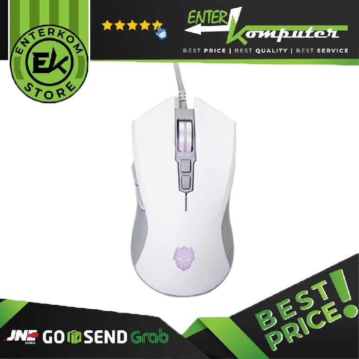 Rexus Gaming Mouse Xierra G10 White