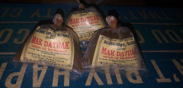 Bumbu Rendang Kalio Opor Padang Mak Datuak Shopee Indonesia