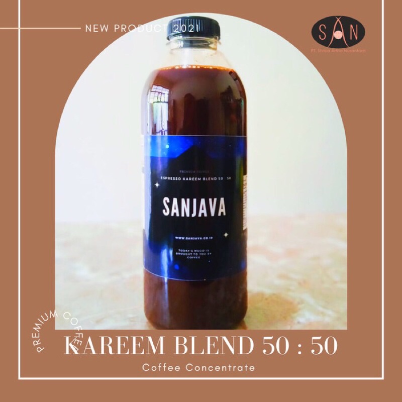 

Espresso Cair Konsentrat Kopi Kareem Blend 50 Arabica 50 Robusta 500 ml