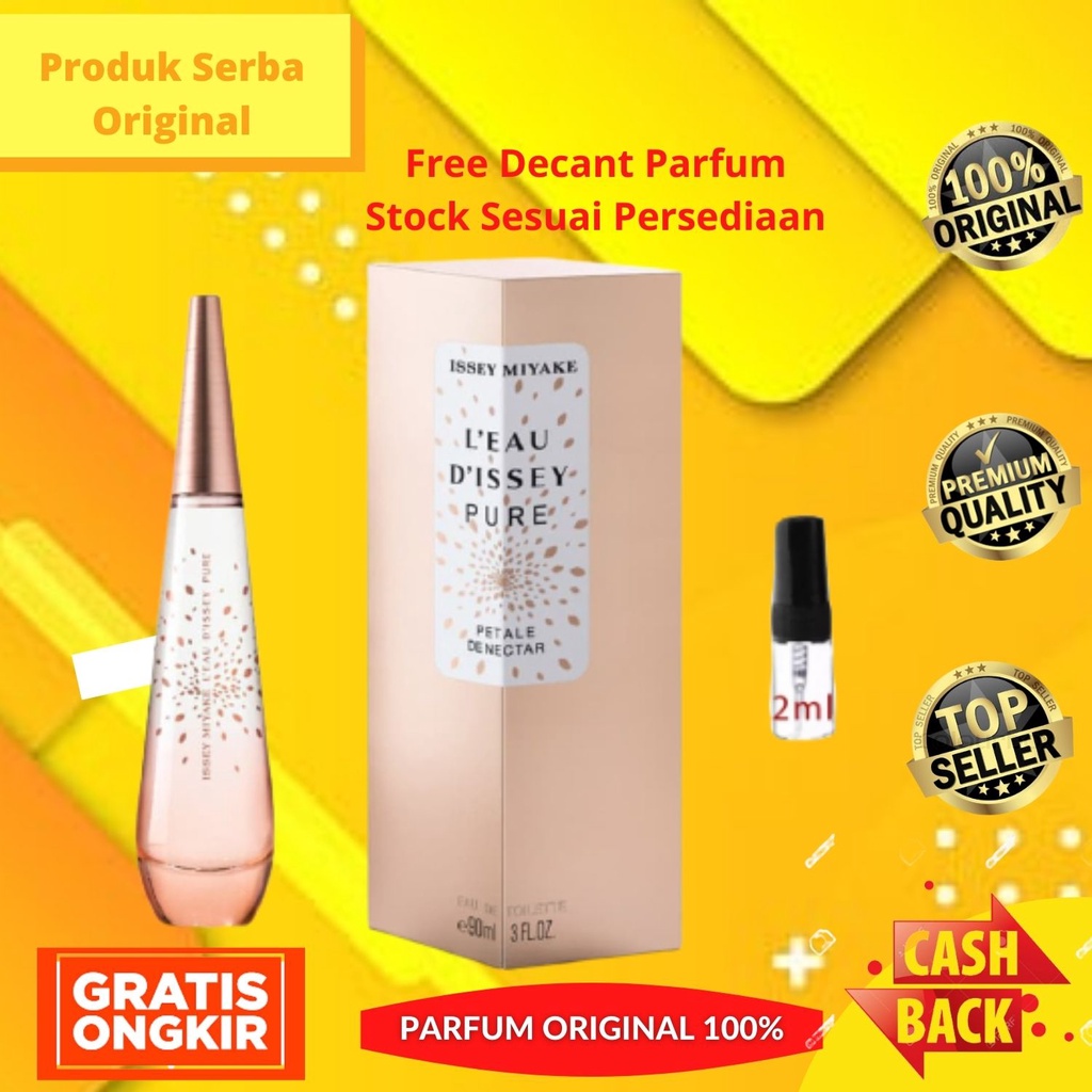 Parfum Parfume Perfume Perawatan Asli Original Wanita Perempuan Cewek Issey Miyake L'Eau D'Issey Pur