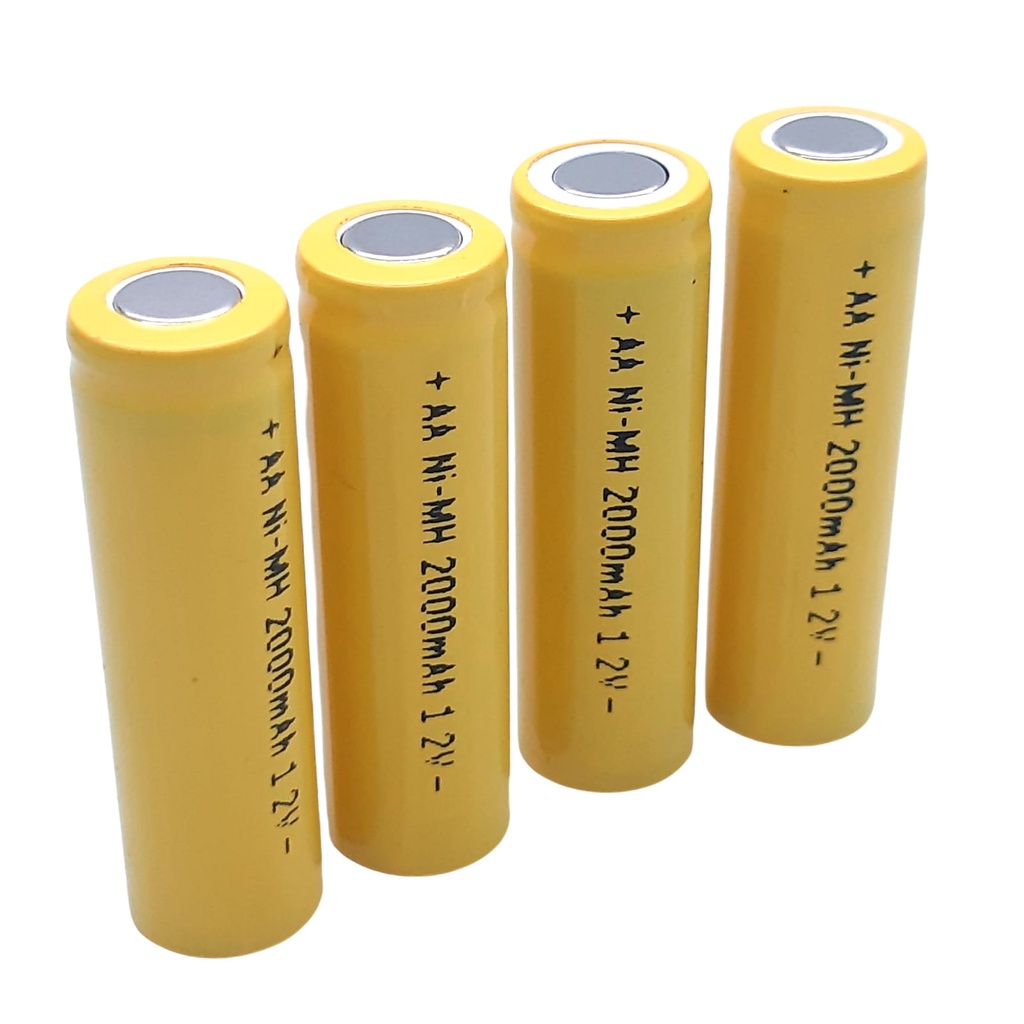 Baterai Cas/Charger AA/A2 Ni-MH 1.2volt - 2000mAh Harga 4Pcs