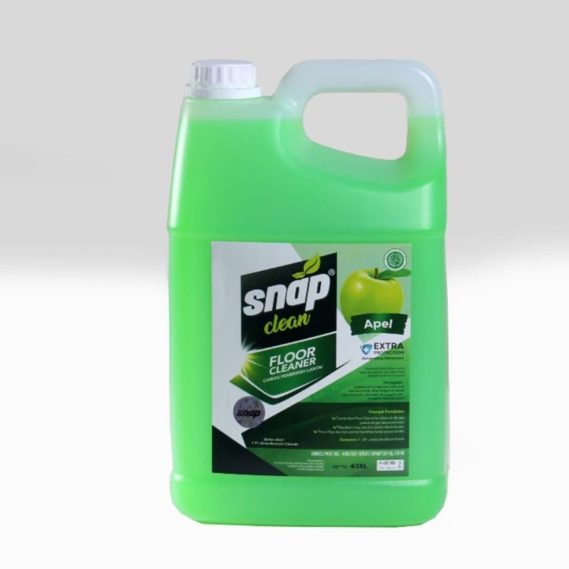 snap clean floor cleaner cairan pembersih lantai  4L keluar kota