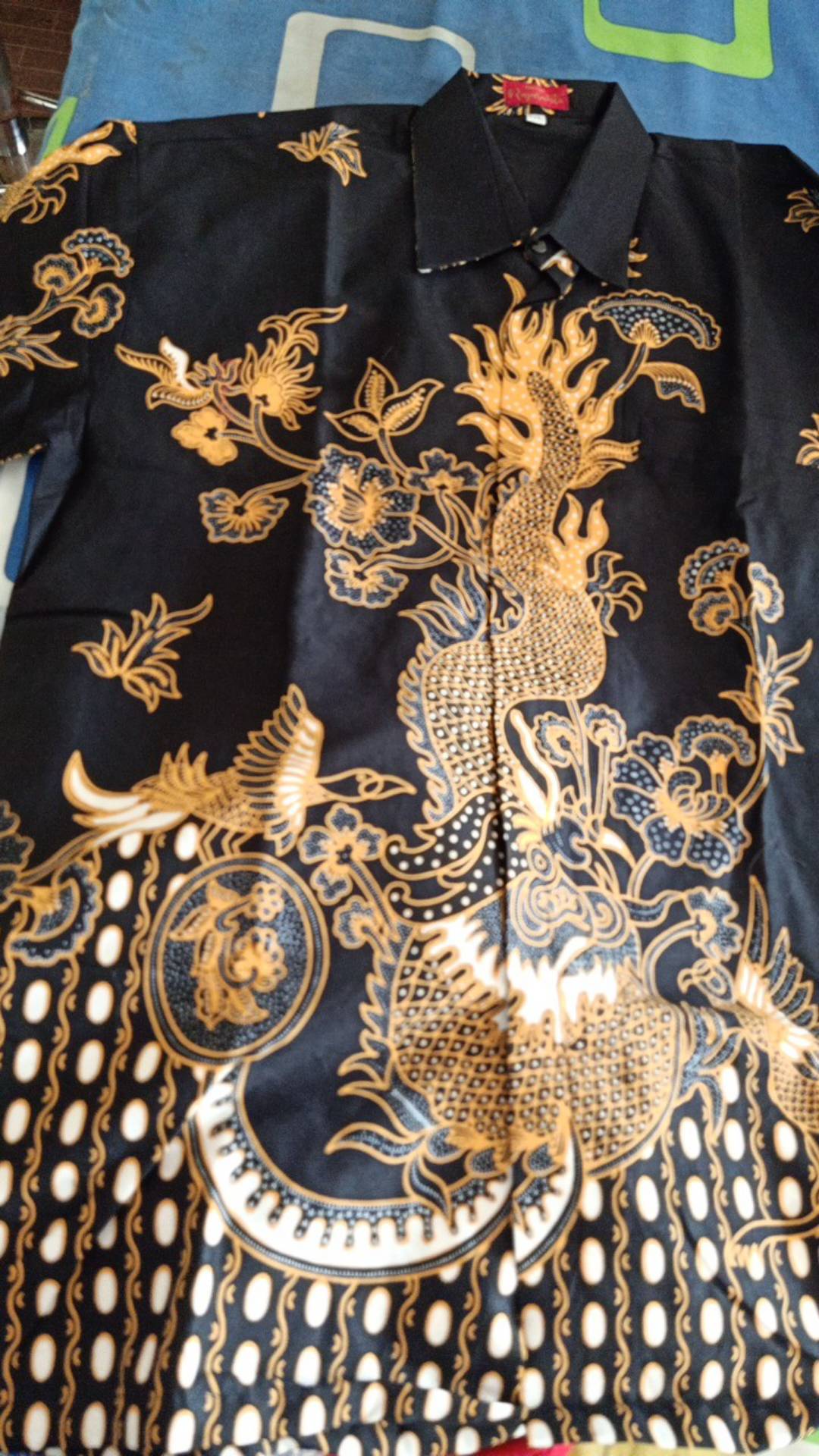 Naga Emas Kemeja Batik Pria Full Furing Katun Halus Primisima