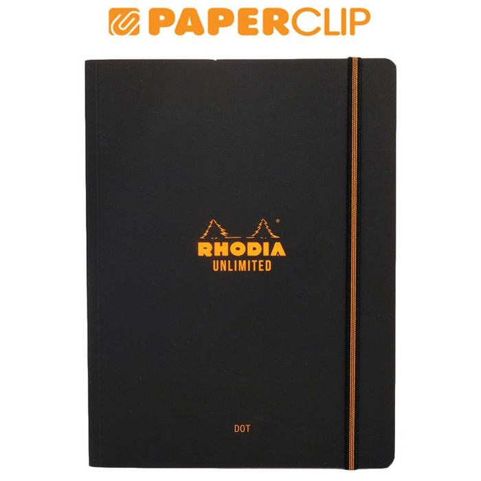 

(BISA COD) NOTEBOOK RHODIA UNLIMETED A5+ BLACK DOT GRID A118969C