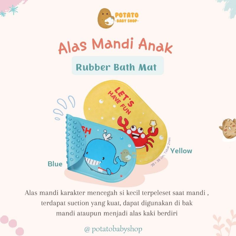 Baby safe Rubber bath mat Bt009 - Alas Mandi Bathmat