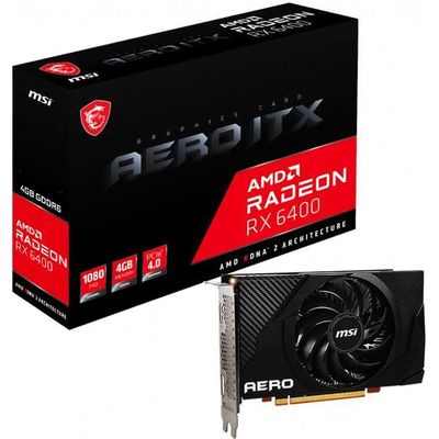 MSI Radeon™ RX 6400 AERO ITX 4G | VGA AMD Radeon RX 6400 4GB