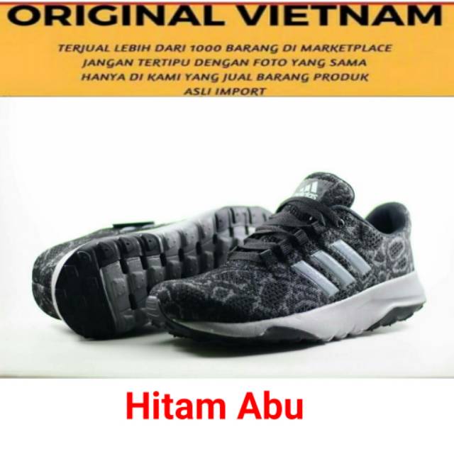 Sneaker Pria Batam ELIZA Darlene Casually Sneakers Hitam Putih Full Black Bernapas New