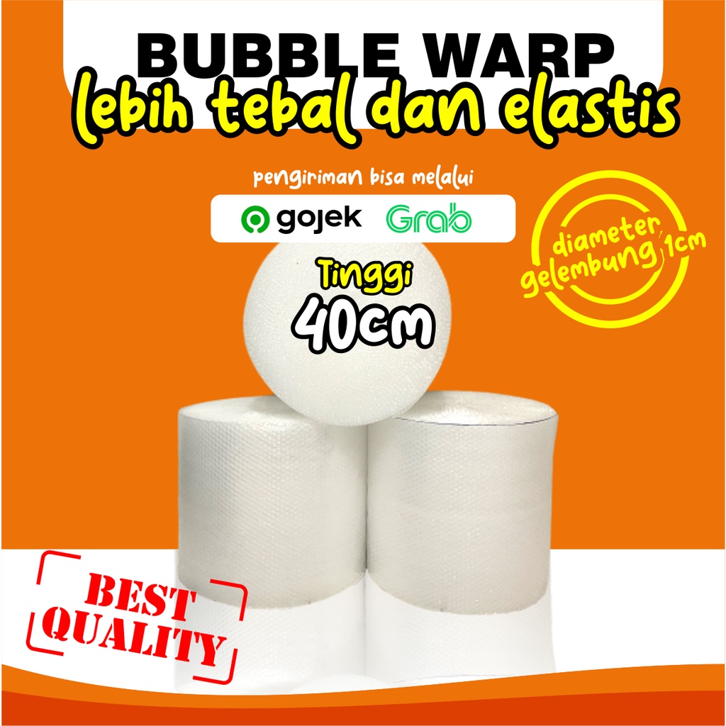 Bubble Wrap Potongan 40cm x 50 m