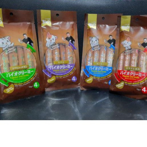 1 PACK BIO CREAMY TREATS MAKANAN KUCING CAT FOOD