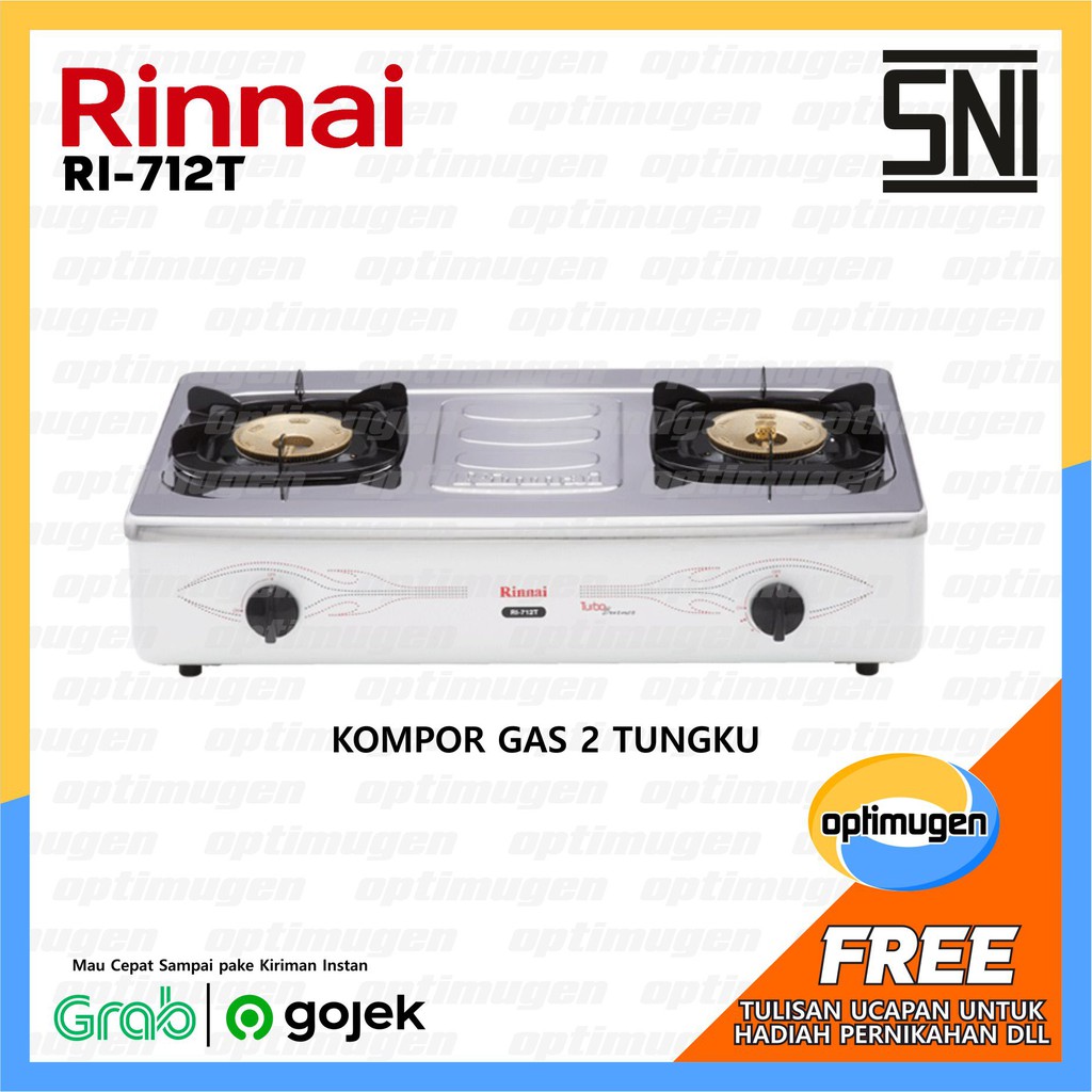 Jual Kompor Rinnai Ri 712t Khusus Go Send Indonesia Shopee Indonesia