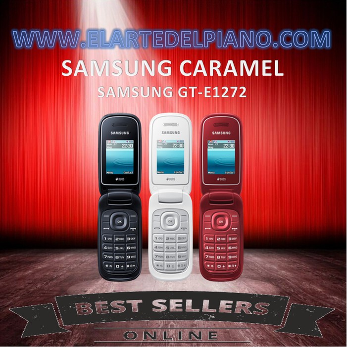 PROMO HP MUTAH BARU SAMSUNG CARAMEL GT-E1272 GARANSI DISTRIBUTOR - Putih