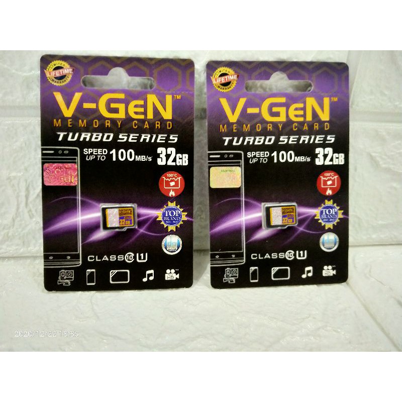 MMC MEMORY CLASS 10 VGEN  TURBO 32GB 8GB 16GB 64GB