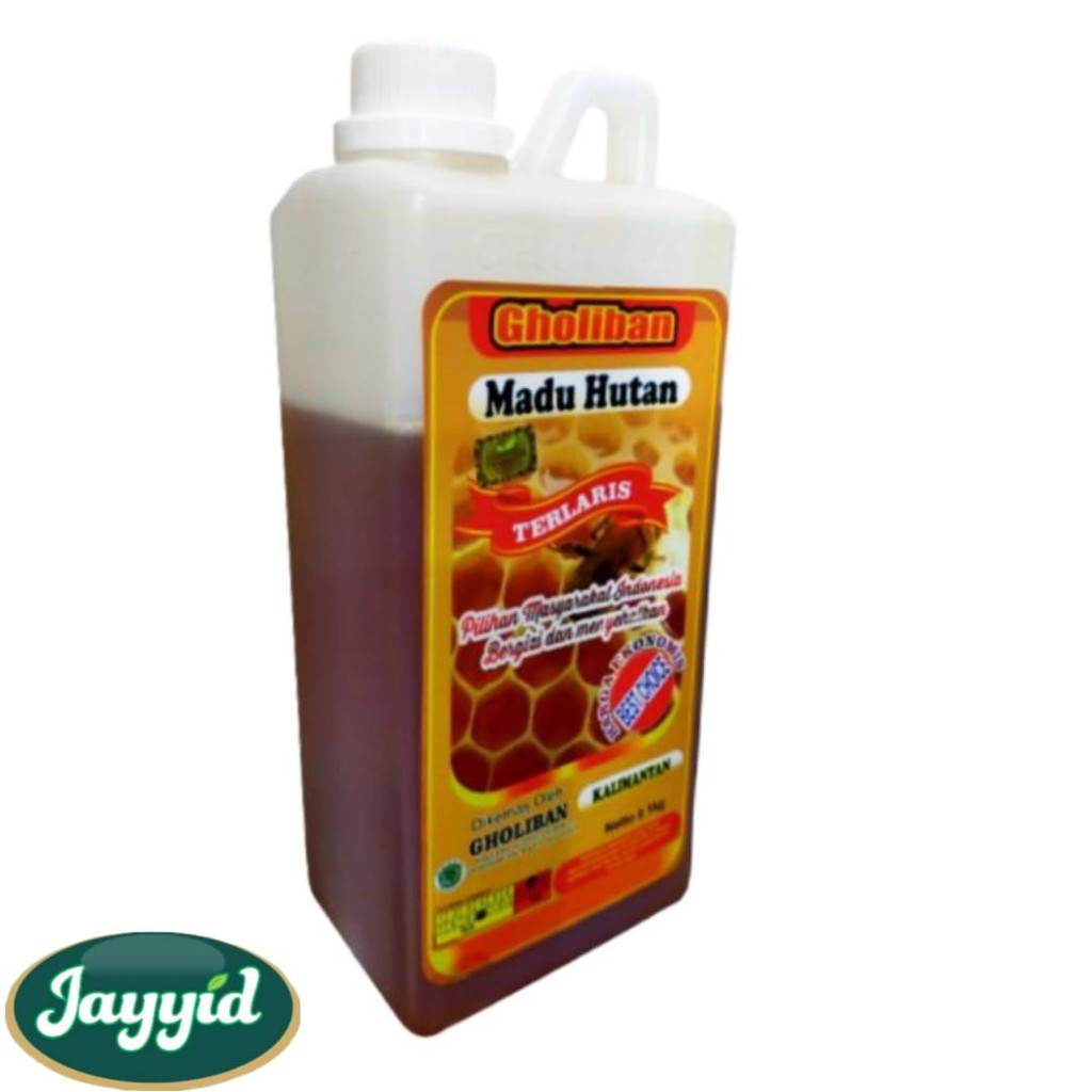 

Madu Hutan Gholiban Plus Bee Pollen 1kg