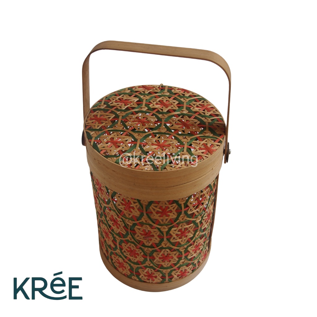 

Keranjang Hampers Bambu Tabung Truntum