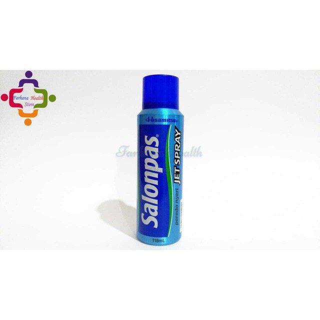 Original Salonpas Jet Spray 118 ml / Meredakan Nyeri Otot Spray