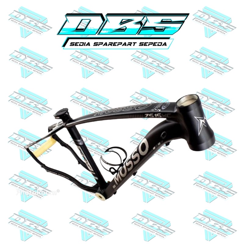 FRAME MTB MOSSO 27.5X15.5 BLACK GREY 27.5 INCH