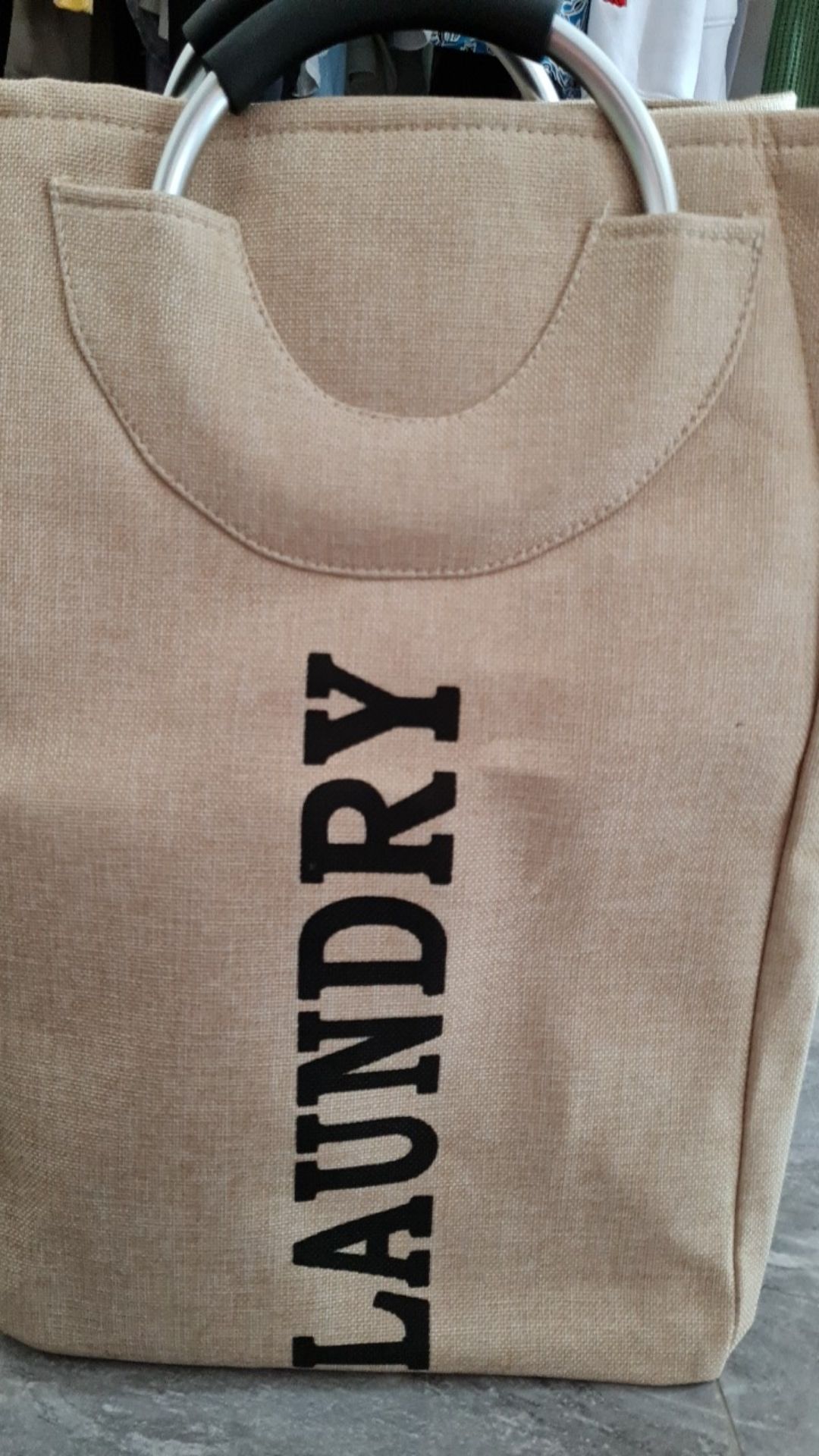 Lalulaku Laundry Basket Keranjang Cuci Baju Kotor Bahan Kanvas