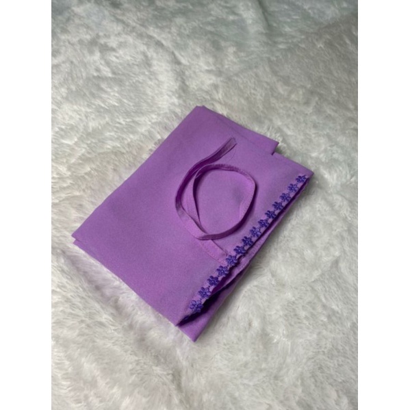 BERGO MARYAM RENDA MELATI DIAMOND / HIJAB BERGO MELATI NON PET PART 2-Melati lavender