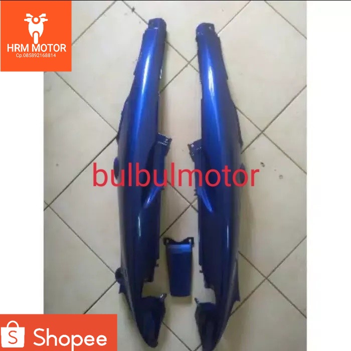 yamaha jupiter z lama cover Body belakang warna biru
