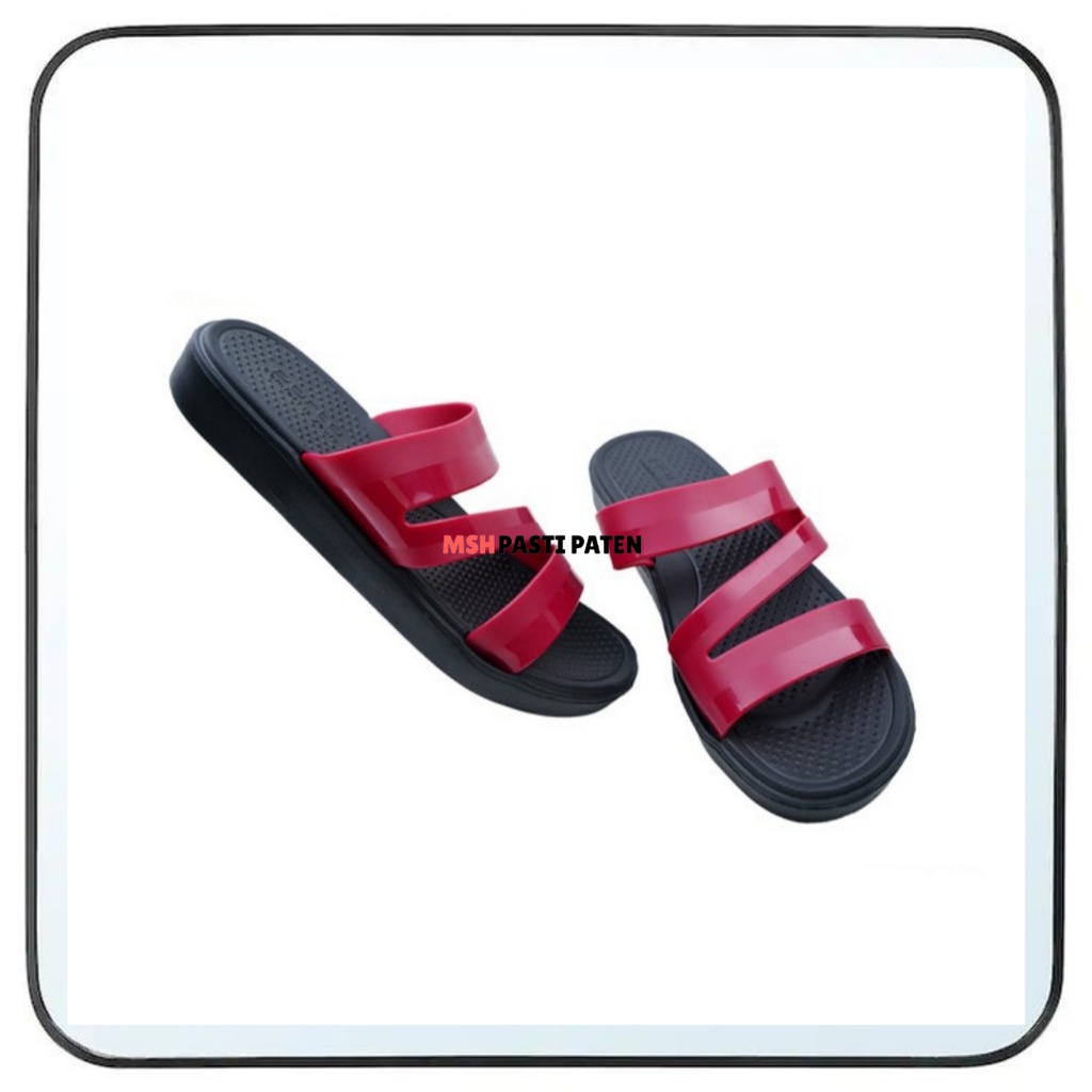 PORTO-3027 Sandal selop wanita dewasa ban 3 Sandal karet selop wanita