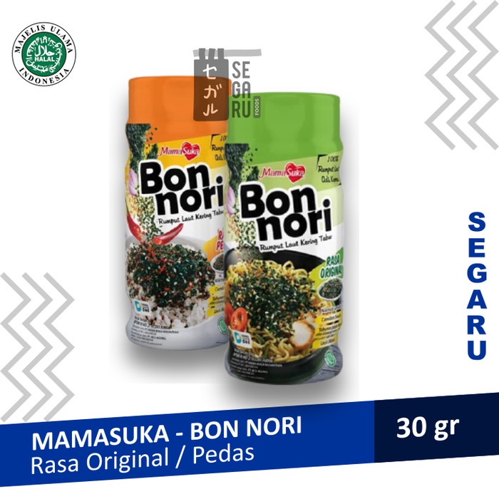 

ABON- MAMASUKA BON NORI HALAL 30 GR - ORIGINAL -MAKANAN-KERING.