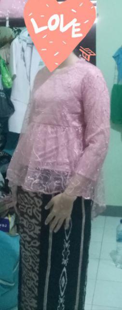 Couple Batik Adimas Balencia Brokat Tile Mutiara 146